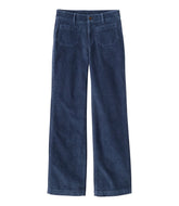 L.L.BeanWomen's 207 Vintage Corduroy Patch Pocket Pants, Mid-Rise Wide Straight-Leg