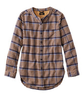 L.L.BeanWomen's Signature 1933 Collarless Chamois Tunic, Plaid