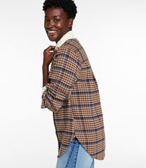 L.L.BeanWomen's Signature 1933 Collarless Chamois Tunic, Plaid