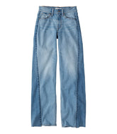 L.L.BeanWomen's Signature 1912 Premium Jeans, High-Rise Relaxed Wide-Leg