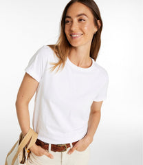 L.L.BeanWomen's Signature Premium Essential Tee, Short-Sleeve