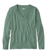 L.L.BeanWomen's Cotton/Cashmere Sweater, V-Neck