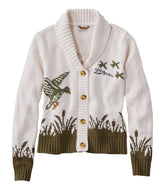 L.L.BeanWomen's Signature Original Cotton Sweater, Shawl Cardigan Novelty