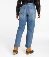 L.L.BeanWomen's Signature 1912 Premium Jeans, High-Rise Barrel Ankle