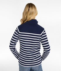 L.L.BeanWomen's Peaks Island Button Mockneck, Stripe
