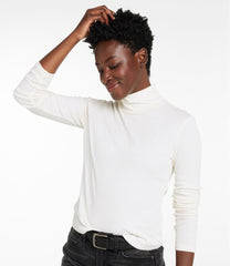 L.L.BeanWomen's Signature Lightweight Cotton Turtleneck