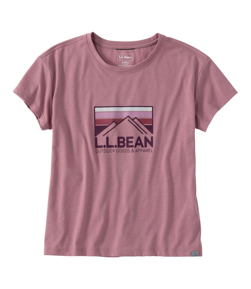 L.L.BeanWomen's Mountainside Crewneck Tee, Short-Sleeve Graphic