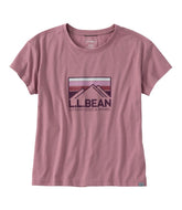 L.L.BeanWomen's Mountainside Crewneck Tee, Short-Sleeve Graphic