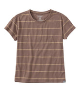 L.L.BeanWomen's Mountainside Crewneck Tee, Short-Sleeve Stripe