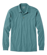 L.L.BeanMen's Carefree Unshrinkable Polo, Long-Sleeve, Without Pocket