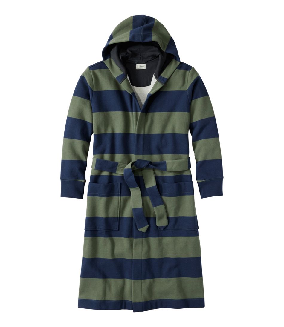 L.L.BeanMen's Mariner Sweatshirt Robe, Stripe