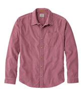 L.L.BeanMen's Sunwashed Corduroy Shirt, Slightly Fitted Untucked Fit