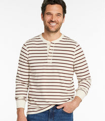 L.L.BeanMen's Signature Northwoods Henley, Long-Sleeve, Stripe