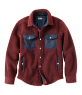 L.L.BeanMen's Signature Mixed Media Fleece Shirt Jacket