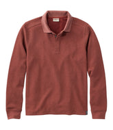 L.L.BeanMen's Mountainside Micro Waffle Polo, Long-Sleeve