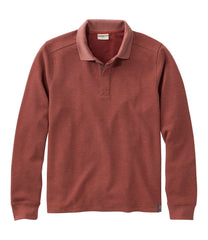 L.L.BeanMen's Mountainside Micro Waffle Polo, Long-Sleeve