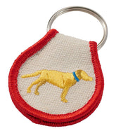 L.L.BeanEmbroidered Patch Charm, Yellow Lab