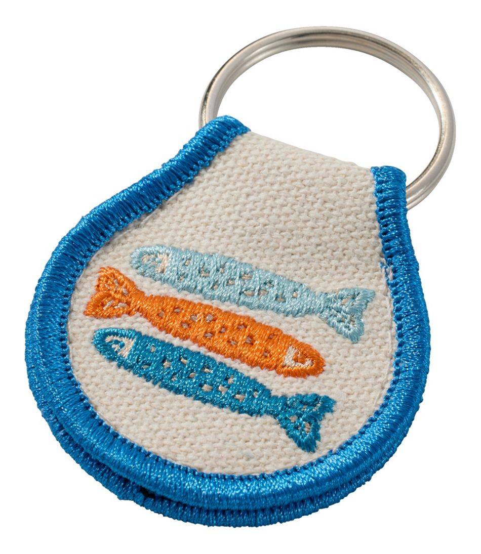 L.L.BeanEmbroidered Patch Charm, Fish