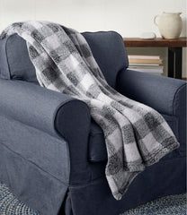 L.L.BeanCozy Plush Throw, Plaid