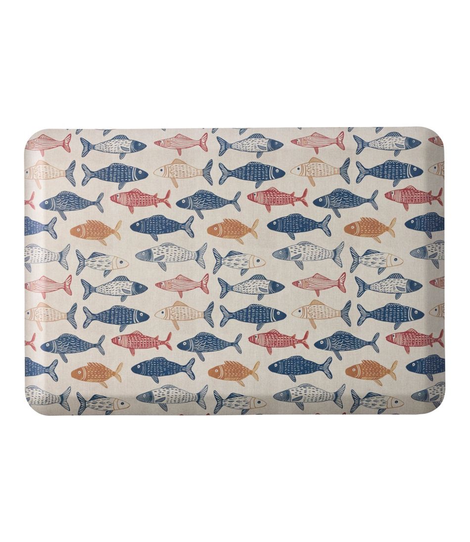 L.L.BeanHappy Feet Comfort Mat, Fish
