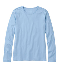 L.L.BeanWomen's Pima Cotton Tee, Long-Sleeve Crewneck