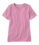 L.L.BeanWomen's Pima Cotton Tee, Short-Sleeve Crewneck