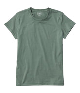 L.L.BeanWomen's Soft Stretch Supima-Blend Tee, Crewneck Short-Sleeve