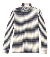 L.L.BeanWomen's Interlock Turtleneck, Long-Sleeve Stripe