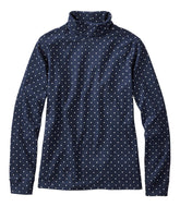 L.L.BeanWomen's Interlock Turtleneck, Long-Sleeve Allover Print