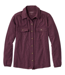 L.L.BeanCamden Hills Tee, Button-Front Shirt