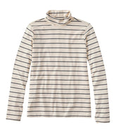 L.L.BeanWomen's Soft Stretch Supima-Blend Tee, Turtleneck Stripe
