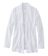 L.L.BeanWomen's Pima Cotton Open Cardigan, With Pockets