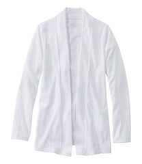 L.L.BeanWomen's Pima Cotton Open Cardigan, With Pockets