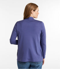 L.L.BeanWomen's Pima Cotton Open Cardigan, With Pockets