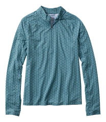 L.L.BeanWomen's Access Trail Pullover, Long-Sleeve Quarter-Zip Print