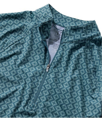 L.L.BeanWomen's Access Trail Pullover, Long-Sleeve Quarter-Zip Print