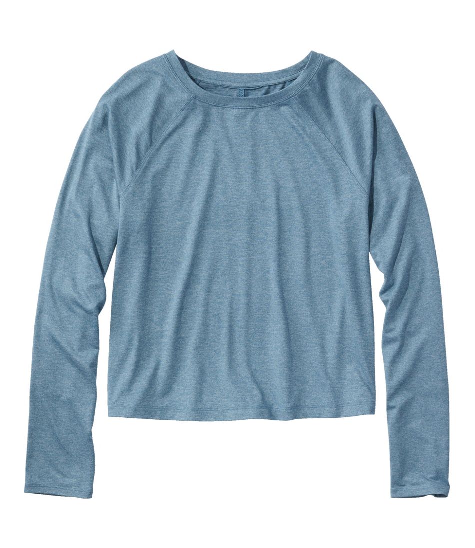 L.L.BeanWomen's Movement Essential Tee, Long-Sleeve Cropped
