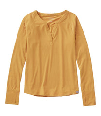 L.L.BeanWomen's Ribbed Performance Tee, Long-Sleeve Splitneck