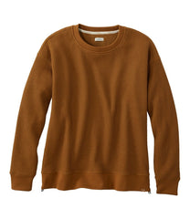 L.L.BeanWomen's Birchwood Brushed Waffle Top, Crewneck