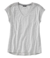 L.L.BeanWomen's Beyond Soft V-Neck Tee, Short Sleeve