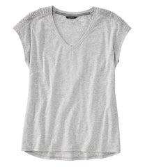 L.L.BeanWomen's Beyond Soft V-Neck Tee, Short Sleeve