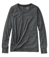 L.L.BeanWomen's VentureSoft Twist-Front Top, Long-Sleeve