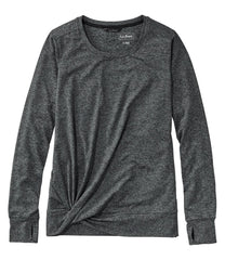 L.L.BeanWomen's VentureSoft Twist-Front Top, Long-Sleeve