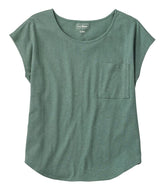 L.L.BeanWomen's Linen/Cotton Tee, Short-Sleeve Scoopneck