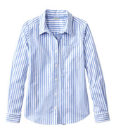 L.L.BeanWomen's Essential Cotton Poplin Shirt, Long-Sleeve
