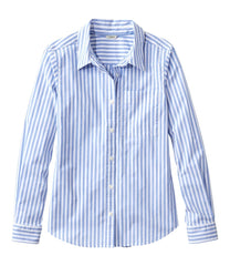 L.L.BeanWomen's Essential Cotton Poplin Shirt, Long-Sleeve