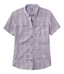L.L.BeanWomen's Tropicwear Shirt, Plaid Short-Sleeve