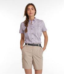 L.L.BeanWomen's Tropicwear Shirt, Plaid Short-Sleeve