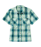 L.L.BeanWomen's Everyday SunSmart® Woven Shirt, Short-Sleeve Plaid