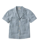 L.L.BeanWomen's Signature Hemp/Cotton Camp Shirt, Short-Sleeve